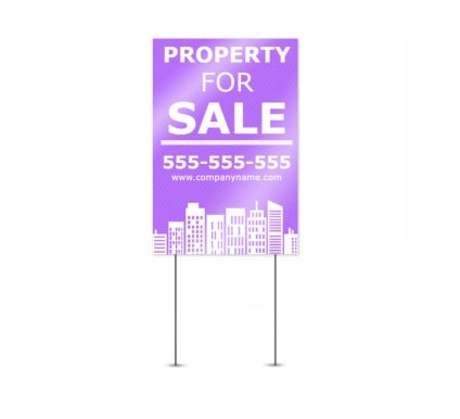 HIP Reflective Real Estate Yard Sign
