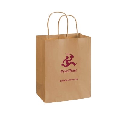 Printed Kraft Paper Shopping Bags