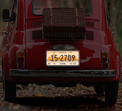 Reflective Colorado License Plates
