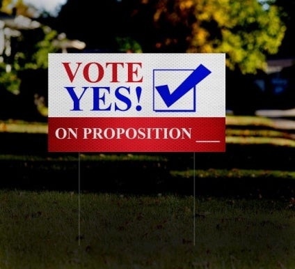 Election HIP Reflective Signs