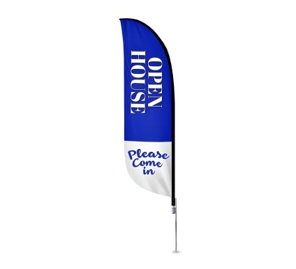 Pre-Printed Open House Feather Flag
