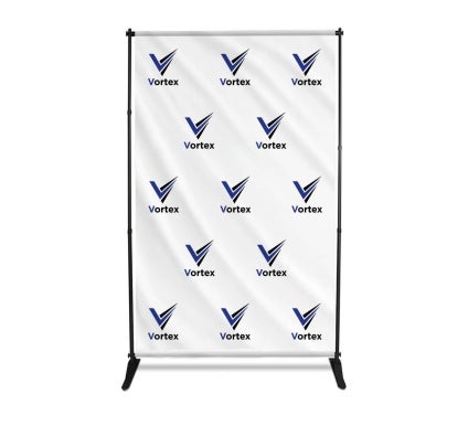 5 ft x 8 ft Step and Repeat Adjustable Banner Stands