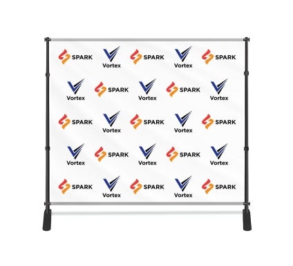 9 ft x 8 ft Step and Repeat Adjustable Banner Stands