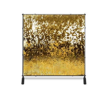 Sequin Shimmer Wall Backdrop Panel, Gold