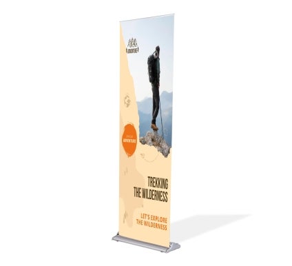Silverstep 24'' Retractable Banner Stand