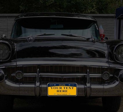 Reflective New York License Plates