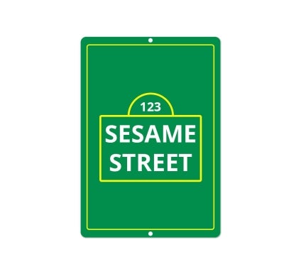 Sesame Street Signs