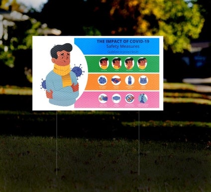 HIP Reflective Yard Safety Signs