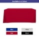 Single Color Table Covers & Throws - 4 Sided