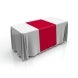 2.5' x 6' Table Runners - Red