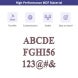 MDF Letters and Numbers