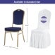 Pleated Banquet Chair Covers 