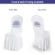 Pleated Banquet Chair Covers 