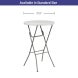 31.5 Inch Round Table-Top Cover - White
