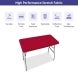 4 Ft Rectangle Table-Top Cover - Red