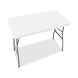4 Ft Rectangle Table-Top Cover - White