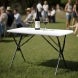 4 Ft Rectangle Table-Top Cover - White