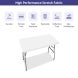 4 Ft Rectangle Table-Top Cover - White