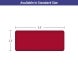 6 Ft Rectangle Table-Top Cover - Red