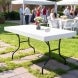 6 Ft Rectangle Table-Top Cover - White