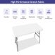 6 Ft Rectangle Table-Top Cover - White