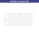 6 Ft Rectangle Table-Top Cover - White