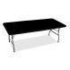 8 Ft Rectangle Table-Top Cover - Black