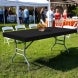 8 Ft Rectangle Table-Top Cover - Black