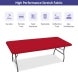8 Ft Rectangle Table-Top Cover - Red