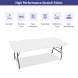 8 Ft Rectangle Table-Top Cover - White