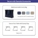 Premium White Table Covers & Throws - 4 Sided