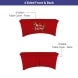 Stretch Table Covers - Zipper Back
