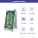Sandwich Board - Deluxe White