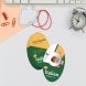 Oval Business Cards - Vertical