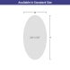 Oval Business Cards - Vertical