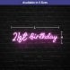 21st Birthday Neon Sign