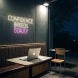 Confidence Breeds Beauty Neon Sign