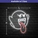 Ghost Mario Boo Neon Sign