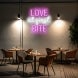 Love At First Bite Neon Sign
