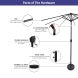 Solid Outdoor Umbrella