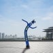 Now Leasing Inflatable Tube Man Blue and Yellow