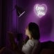 Pink Love You Neon Sign