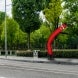 Red with Black Arms Inflatable Tube Man