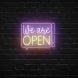 We Are Open Neon Sign