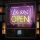 We Are Open Neon Sign