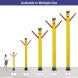 Yellow with Red Arms Inflatable Tube Man