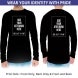 Men's Black Printed Long Sleeves T-Shirt - Crew Neck
