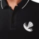 Men's Black Polo Shirt - Embroidered
