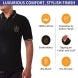 Men's Black Polo Shirt - Embroidered
