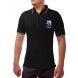 Men's Black Polo Shirt - Printed